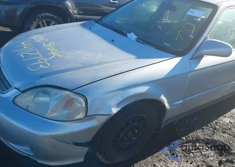 1999 Honda Civic Lx из США, поврежденный, VIN 2HGEJ6676XH553950